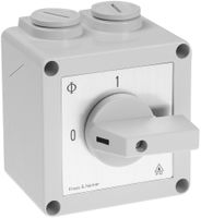 AP-Drehschalter K&N grau 20A 400V 0/3L