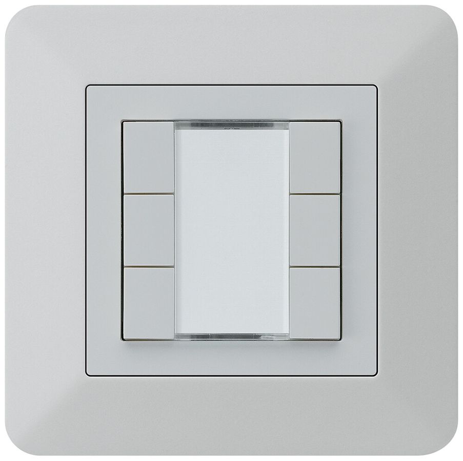 Tasto INC kallysto.trend KNX 6×s/e-link grigio chiaro