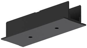 EB-Blindabdeckung Sylvania OneTrack Mitteleinspeiser Polycarbonat 148×52mm sz