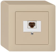 Scatola AP kallysto 1×RJ45u beige