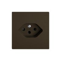 Steckdose EDIZIO.liv SNAPFIX® 1×T13 br