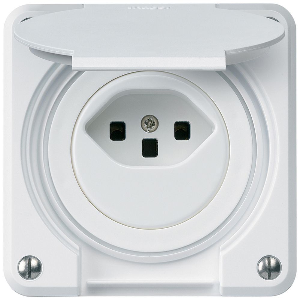 Prise ENC robusto type 23 blanc