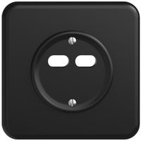 Kit di montaggio INC Feller STANDARDdue per presa USB 18W 2×tipo C nero