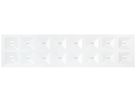 EB-LED-Deckenleuchte Sylvania Quadro 36W 4600lm 840 IP40 DIM 1195×395mm weiss
