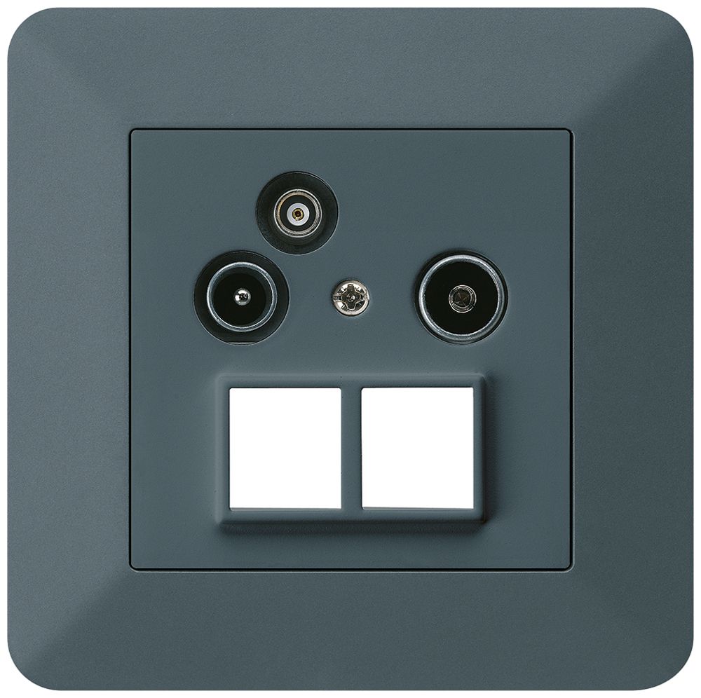 UP-Antennendose R/TV-Daten kallysto.trend HMS 2GHz 19db anthrazit