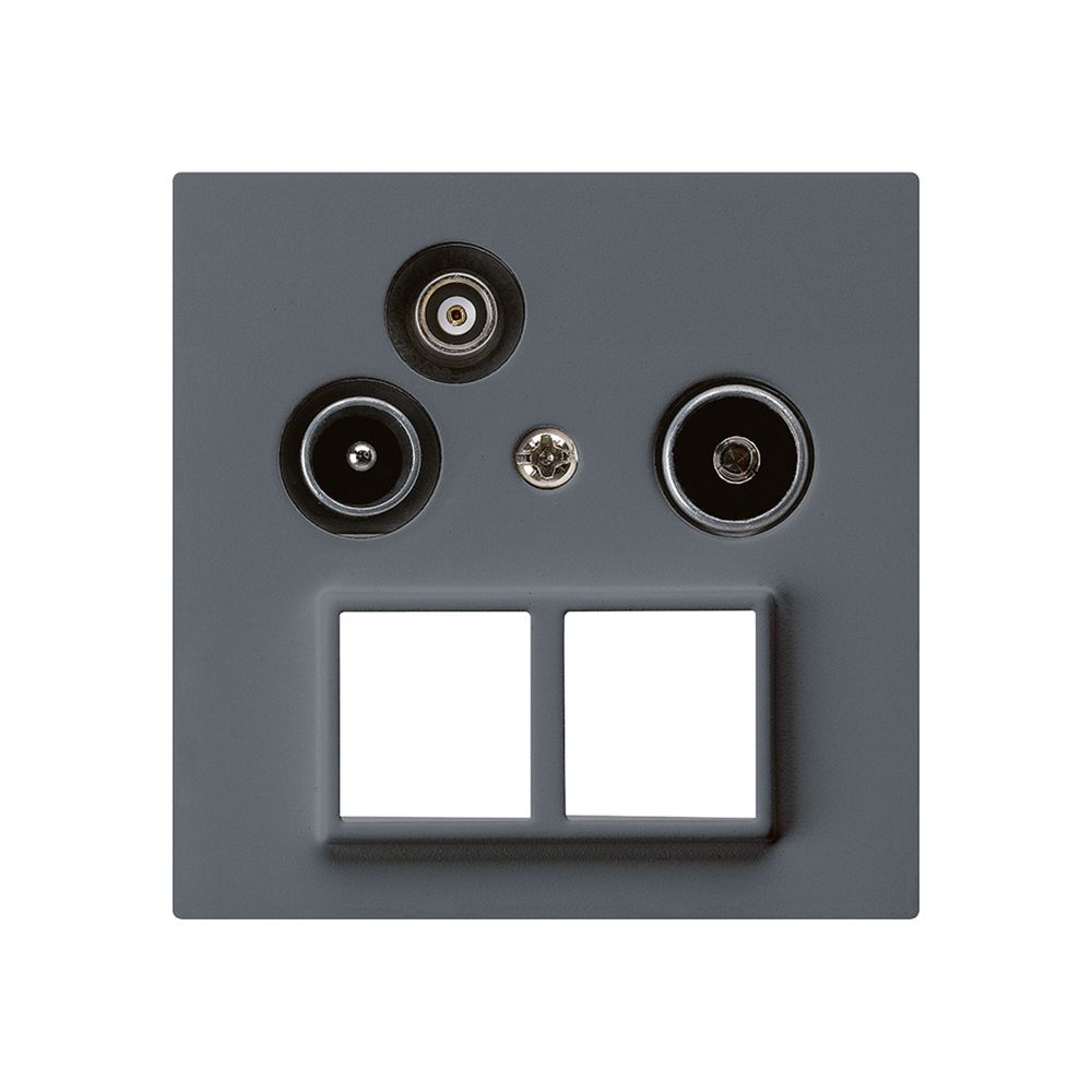 UP-Antennendose R/TV-Daten HMS kallysto A 19dB anthrazit