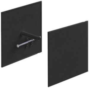 Couvercle à broches HSB Weibel Slim 130×130mm matière synthétique noir
