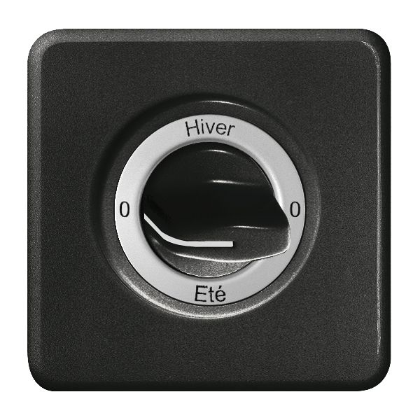 Kit frontale INC 0-Hiver-0-Eté per interr.rotativo nero