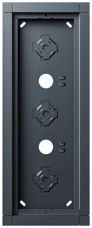 Boîtier AP Siedle 3× 132×332×36.5mm anthracite