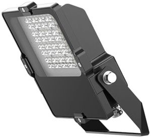 Proiettore LED DOTLUX LENSplus 50W 6265lm 3000K IP66 120° 300×240mm nero