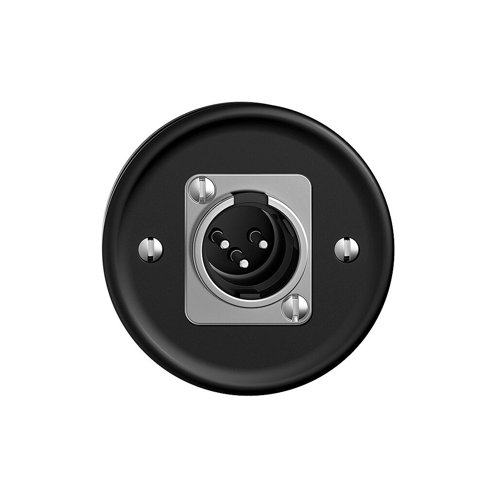 Anschlussdose XLR mit Stecker STANDARDdue schwarz