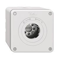 NAPU-Schwenktaster NEVO, ohne Zylinder, KS, 0<->1, weiss