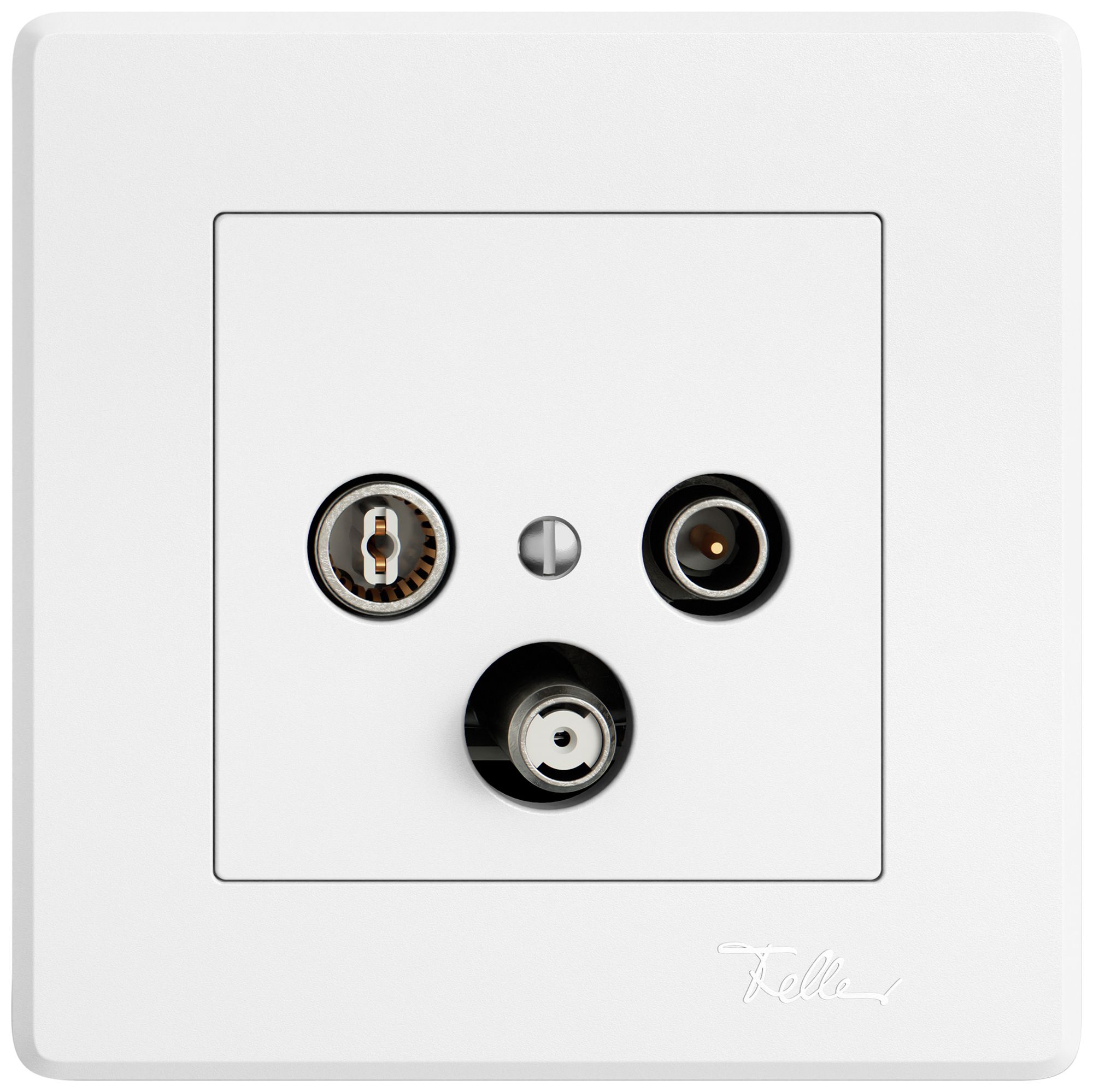 Prise antenne ENC TV-R-SAT EDIZIO.liv SNAPFIX® DB53 prise de dérivation bc