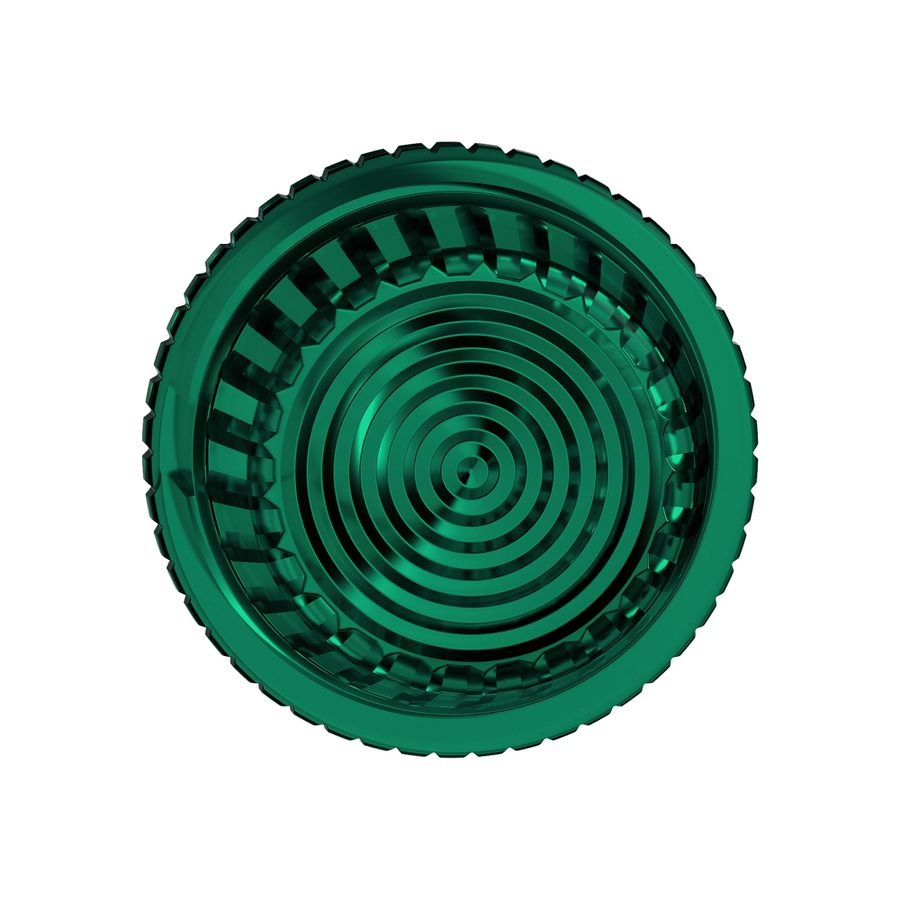 Kalotte STANDARDdue SNAPFIX® halbhoch für Signallampe grün