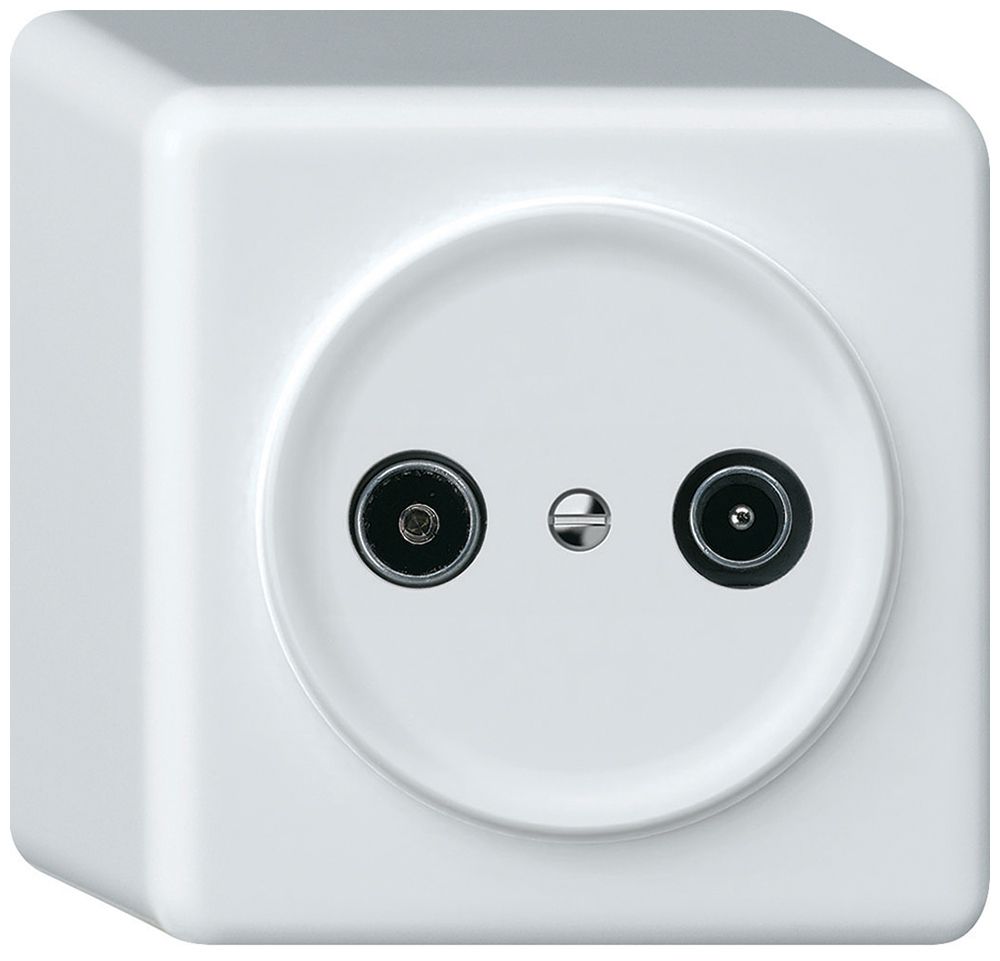 AP-Antennendose TV-R origin Stichdose 4dB weiss