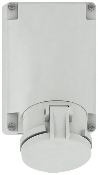 Prise murale AP Bals CEE TE 63A 5P >50V 1h IP44 Ni 118×170mm