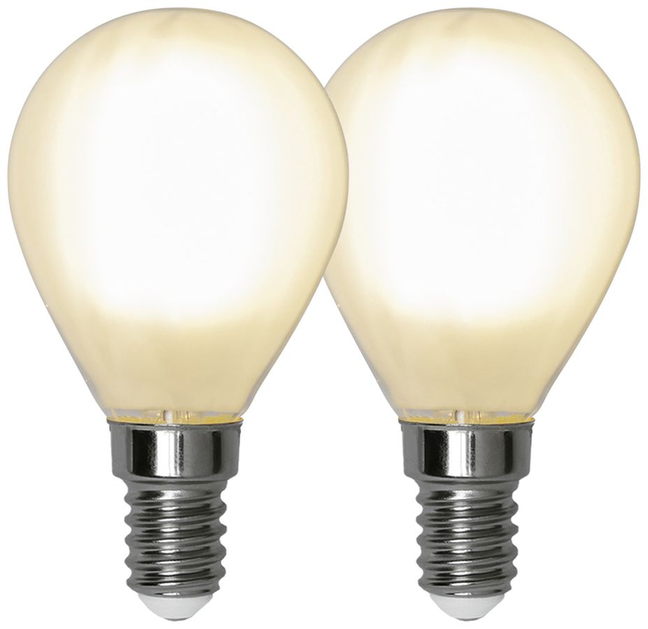 LED-Lampe E14 4.5W 470lm 2700K opal Ø45×80mm Duo Pack