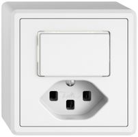 AP-Kombination EDIZIO.liv SNAPFIX® S3L+T23 Seitenbeleuchtung ws ws