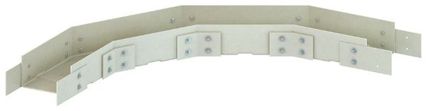 Horizontalbogen Niedax KKB 90° 600×80mm Radius 250mm