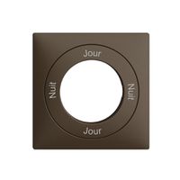 Kit frontal Nuit-Jour-Nuit-Jour EDIZIOdue 60×60mm coffee