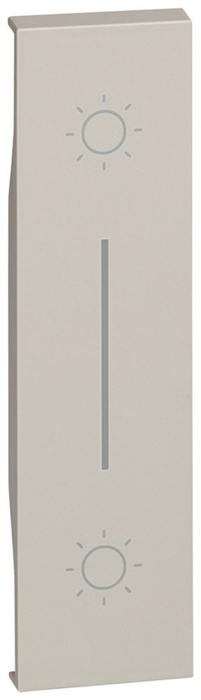 Cache de touche Living Now 1 mod.p.interrupteur double a.symbole lumière sand