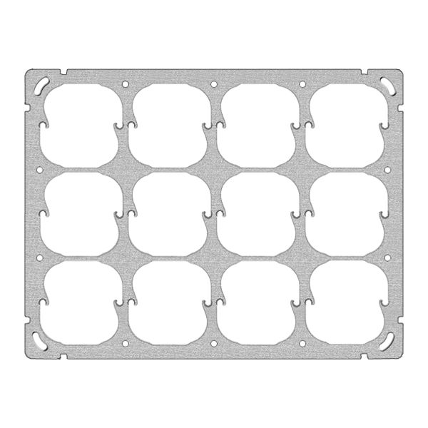 Plaque de fixation ENC FH 3×4 12×52mm