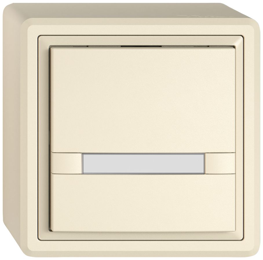 AP-KNX-Taster RGB EDIZIO.liv SNAPFIX® Temperaturfüh.o.LED Pap.1×T 2-Tbed.cr