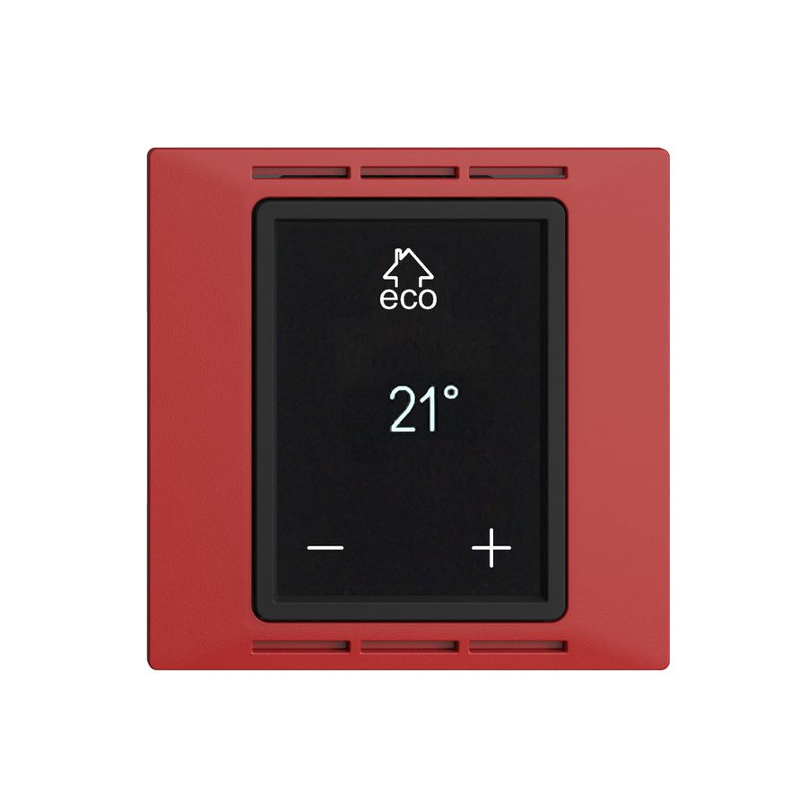 Termostato ambiente EDIZIOdue F berry, con display, riscald.pavim.