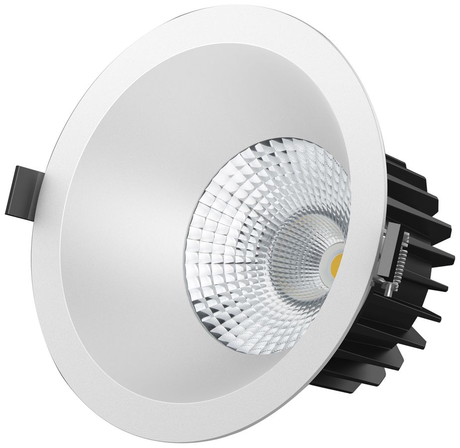 Spot LED INC maxLUCE ATMO 150 18W 1860lm 3000…4000K IP44 Ø150mm blanc