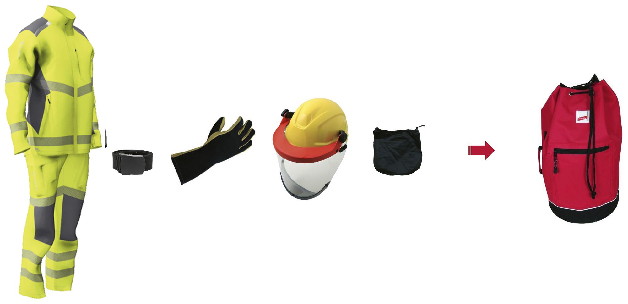 Elektriker-Set PSA, DEHNcare, Grösse M, Outdoor, APC 2