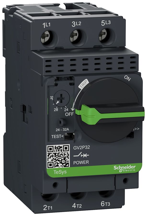 Motorschutzschalter GV2P32 24…32A TeSys 50kA