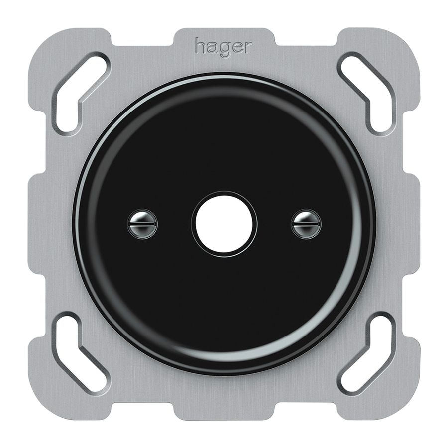 UP-Abzweigdose origin Bohrung Ø 11mm 77×77mm schwarz