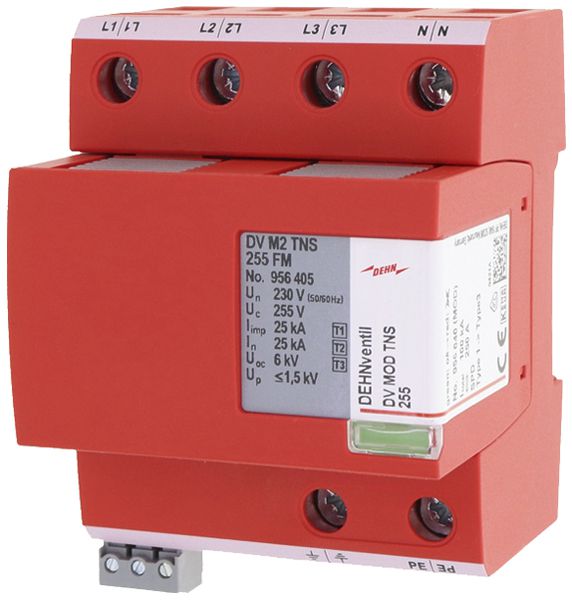 Kombi-Ableiter DEHNventil M2 TNS FM Typ 1+2+3/Klasse I+II+III