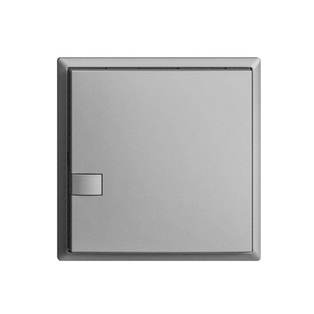 Poussoir ENC KNX 1× EDIZIOdue silver RGB sans LED