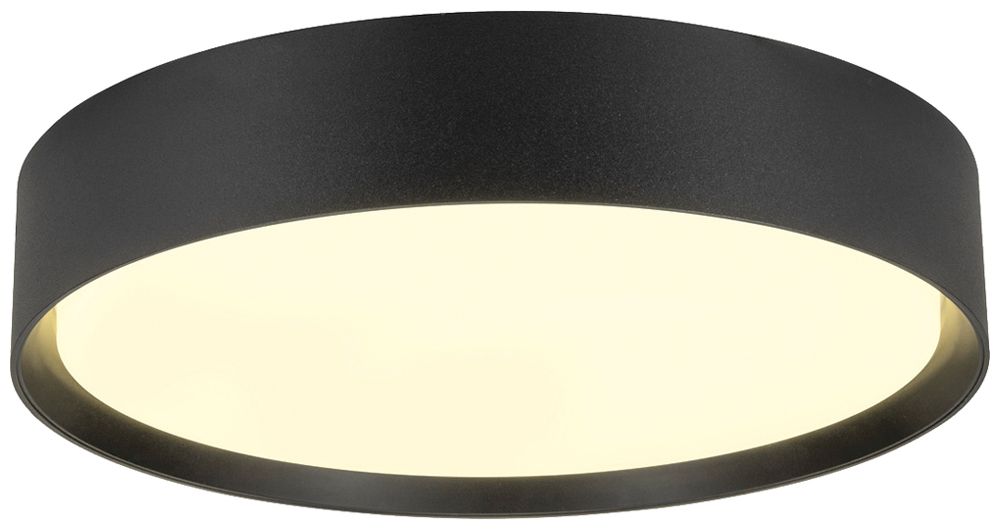 LED-Decken-/Wandleuchte SLV DECONA 30 18W 1450lm 927/930 IP44 DIM Ø300 schwarz