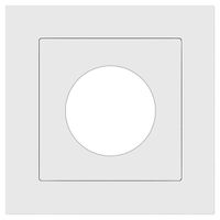 Kit di copertura SIDUS per lampada spia bianco lucido