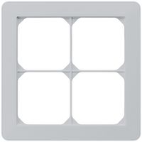 UP-Abdeckrahmen kallysto.trend 2×2 hellgrau 154×154mm