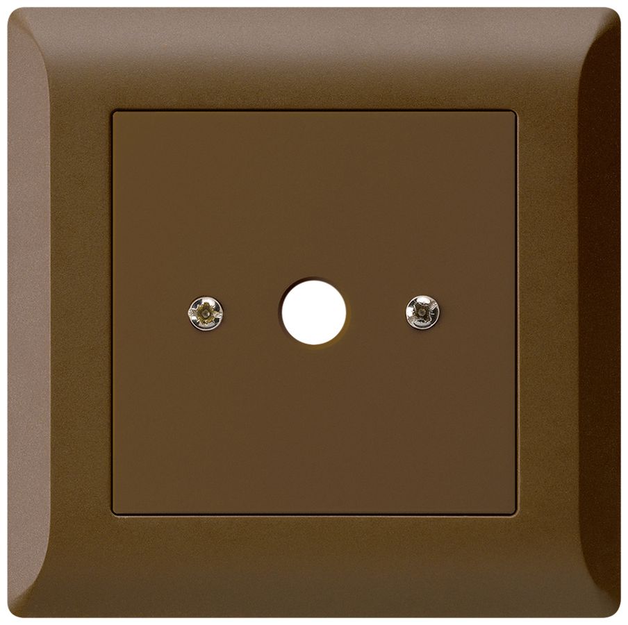 Boîte de raccordement ENC kallysto.line brun Ø9mm sans bornier