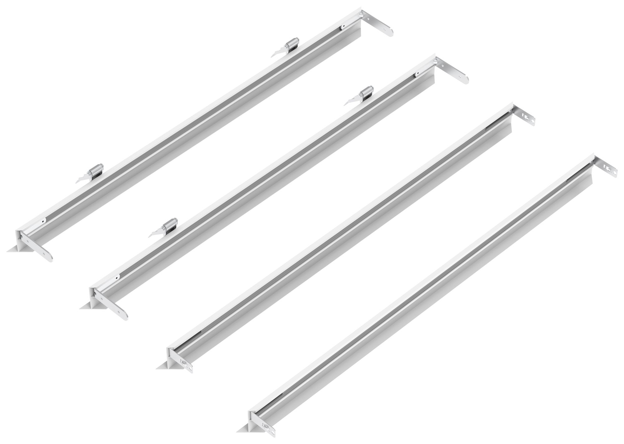 Einbaurahmen Sylvania Aluminium 600×600×38mm weiss