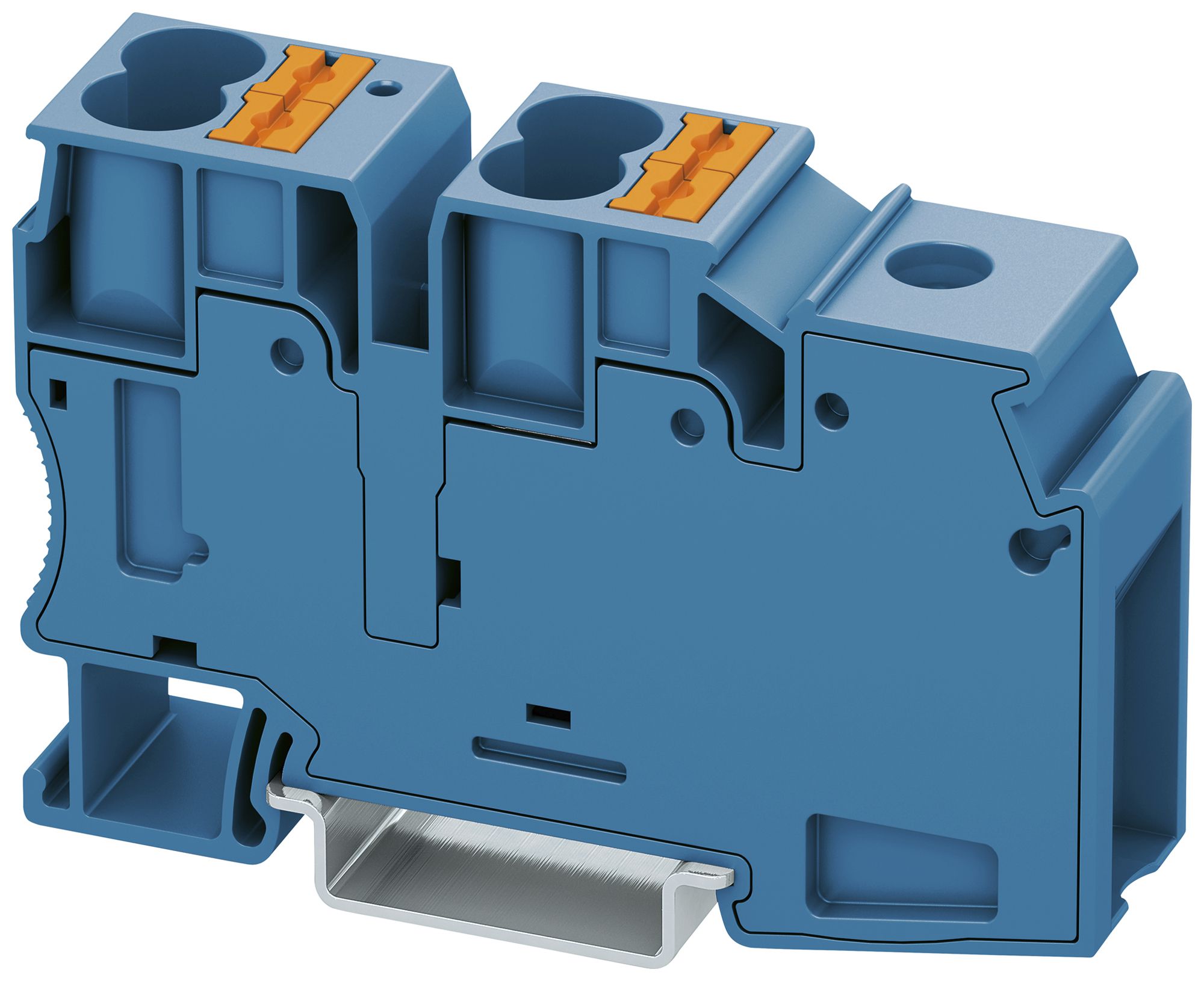 Distributeur de potentiel joignable PX PTU 35 BU 16mm²57A 1000V 5×1 DIN35 bl