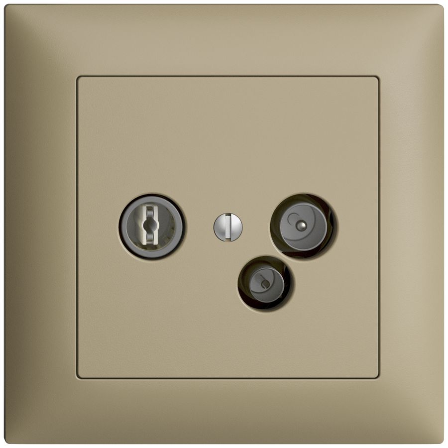 UP-Antennendose TV-R-Daten DD11 5…65MHz EDIZIOdue sand