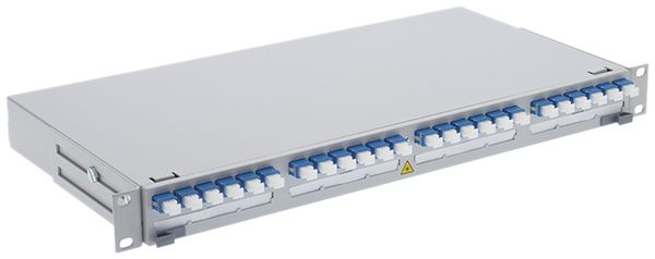 Rangierfeld LWL 19" UniRack2 1HE 12×SC-Duplex OM4