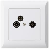 Prise d'antenne ENC R/TV/données kallysto.line 23dB blanc