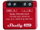 EB-RF-Schaltaktor Shelly 1PM Mini Gen3 Bt/Wi-Fi 1-Kan 110…240V