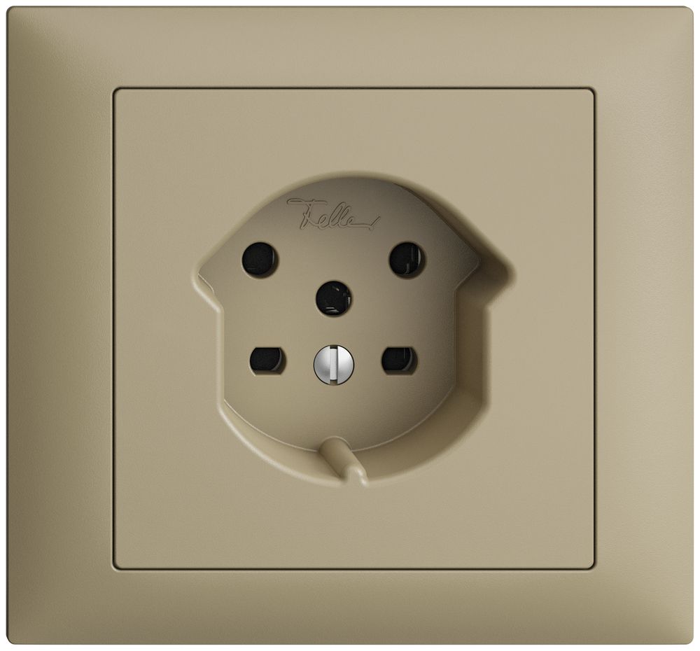 EB-Steckose EDIZIOdue T15 FKE sand