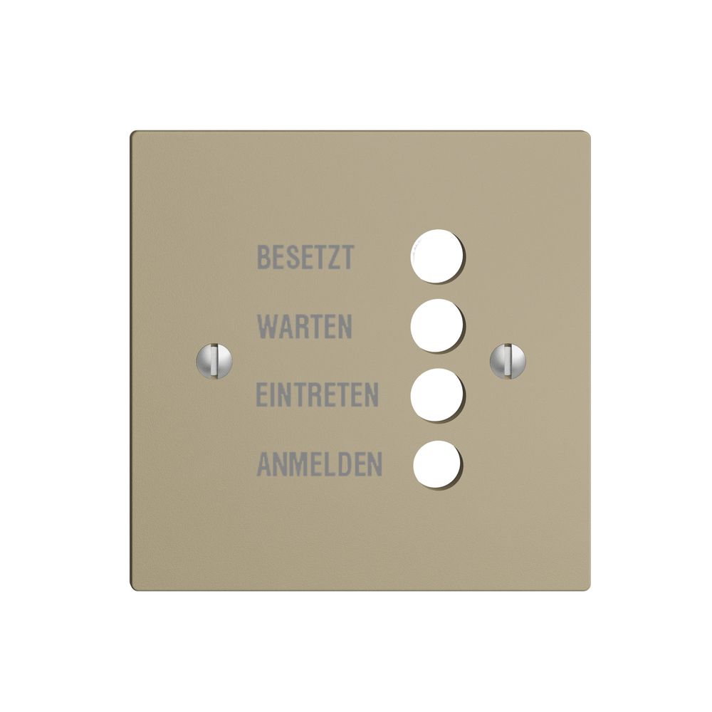 Frontplatte EDIZIOdue sand deutsch