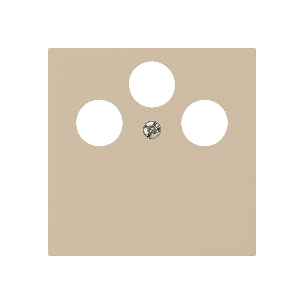 Placca frontale kallysto per R&M HWS beige 3×coass.SAT