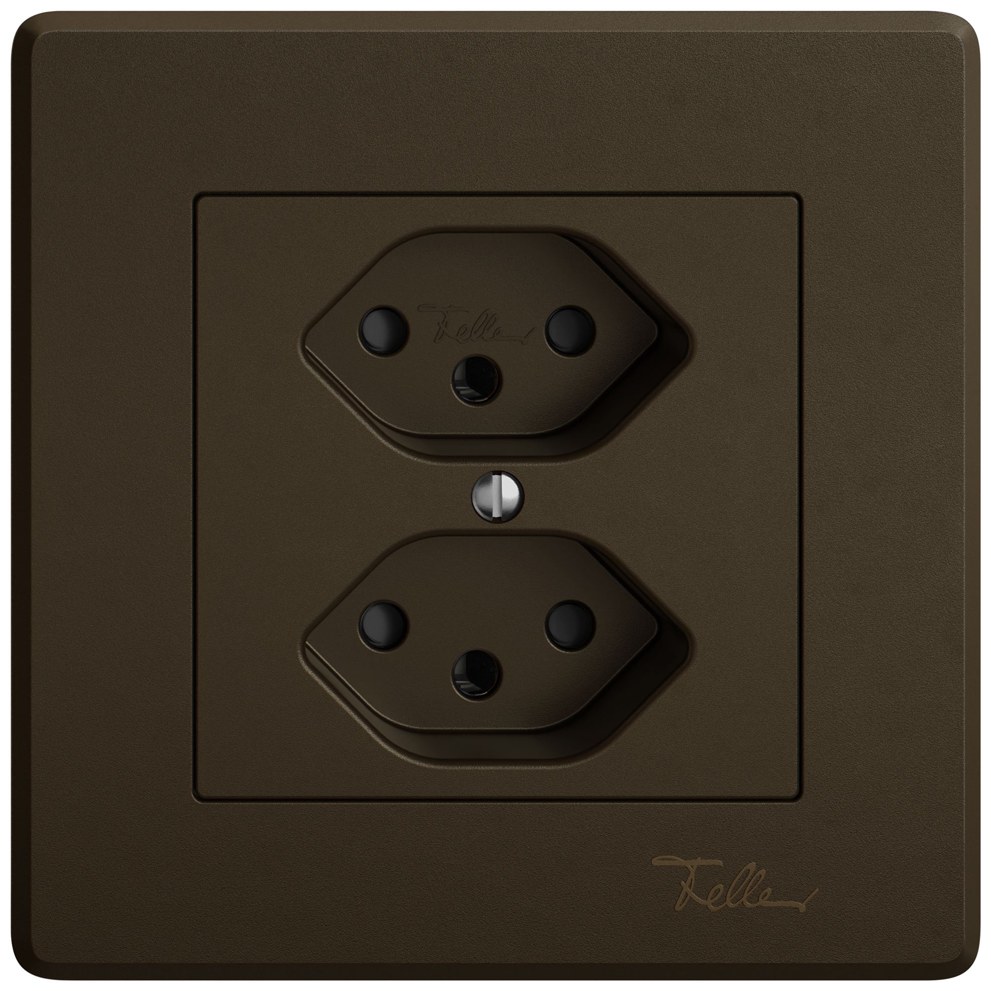 UP-Steckdose EDIZIO.liv SNAPFIX® 2×T13 mit Shutter br