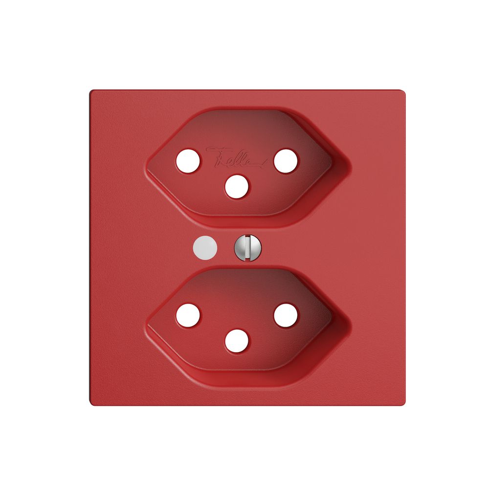 Frontset EDIZIOdue berry 60×60mm 2×T13 mit Linse