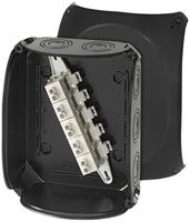 AP-Abzweigdose Hensel KF B mit Klemmen 5×25mm² schwarz